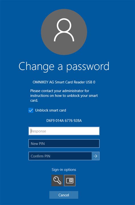 unblock smart card windows 11